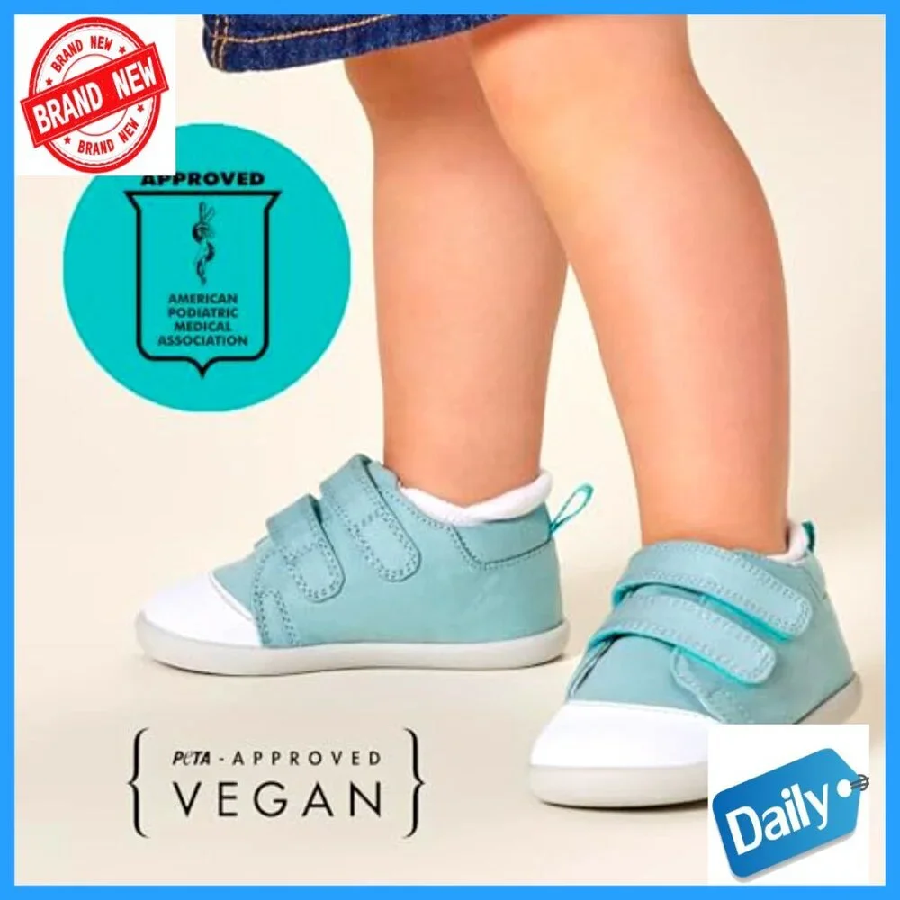 First Walker Baby Shoes Lightweight Breathable Cotton Non-Slip Wide Feet